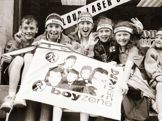 The Boyzone Roadshow in Derry back in July 1995