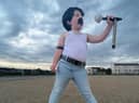 Robyn Long, from Derry, dressed as Freddie Mercury.
