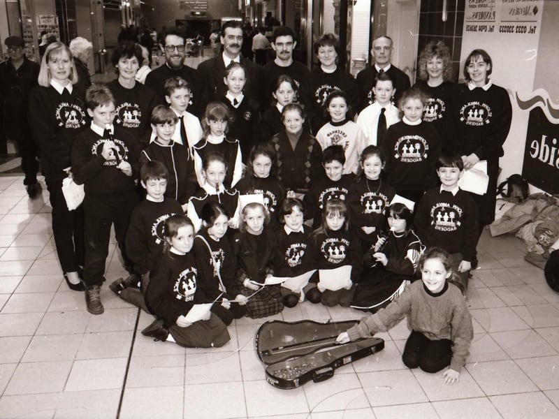 St John Ambulance busking back in 1995.
