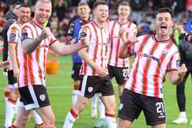 Mark Connolly (left) is excited for another European adventure with Derry City.