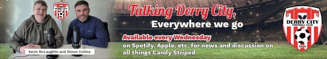 Kevin McLaughlin and Simon Collins talk all things Derry City on the Derry Journal weekly podcast 'Talking Derry City: Everywhere We Go', which is available to download every Wednesday.