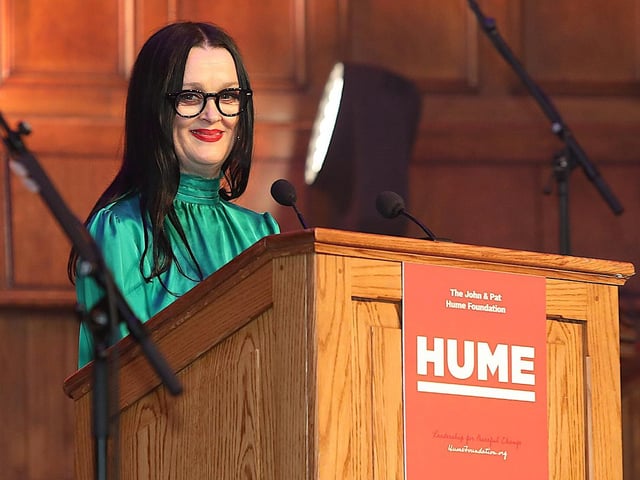 Bronagh Gallagher presiding over proceedings.
