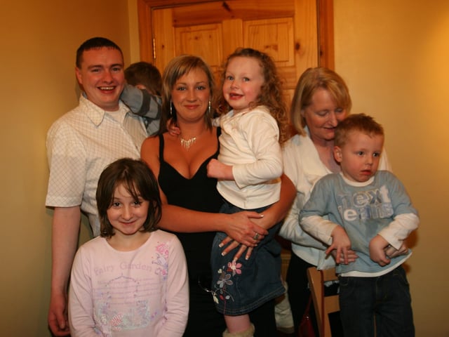 Andy Mitchell celebrating his birthday back in February 2005.