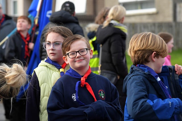 St Eugene's Scouts Derry took part the Annual Errigal Scout County Founders Day Parade on Sunday afternoon last. Photo: George Sweeney