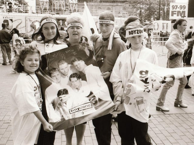 The Boyzone Roadshow in Derry back in July 1995