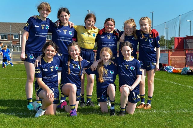 Gselscoil Eadain Mhoir participated in the Sean Dolan’s Girls School Cup competition on Friday afternoon last. Photo: George Sweeney.  DER2316GS – 27