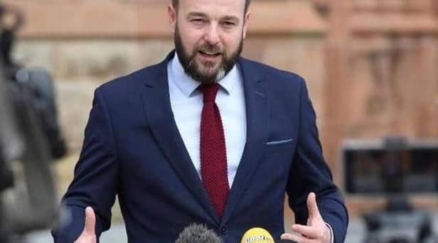 SDLP leader Colum Eastwood