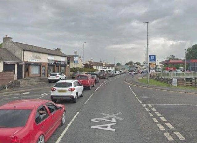 Main Street Ballykelly (Google Earth)
