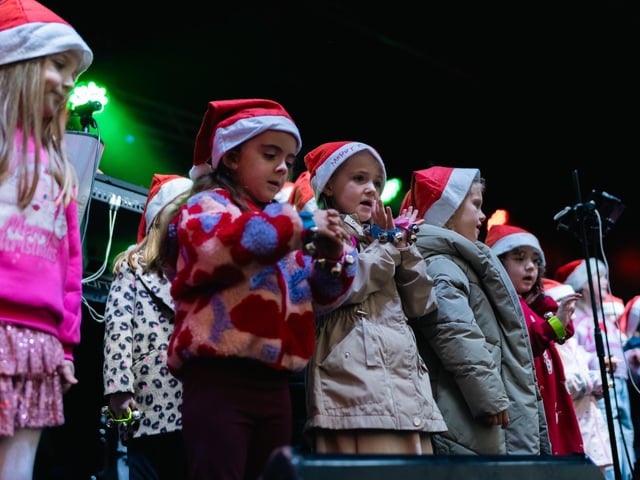 Strabane was packed with festive cheer on Saturday as crowds of visitors wrapped up warm and filled the town centre for the annual Christmas Lights Switch-On.