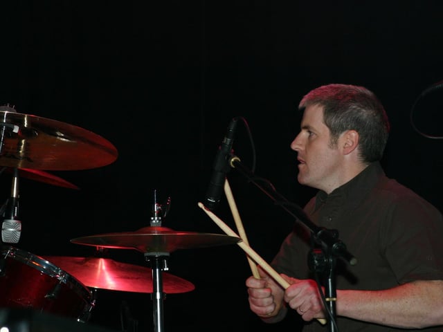Amaroula Caimin Madden on the drums at the Battle of the Bands 308dd