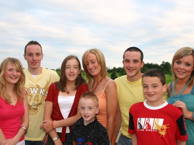 The gang enjoying the party in Pitchers 7166dd : Parties and celebrations in Derry back in July 2005: Debbie Kelly.