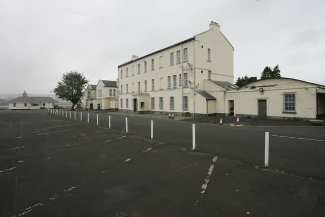 The former British Army military barracks at Ebrington in September 2005 shortly after it was transferred to the Executive.