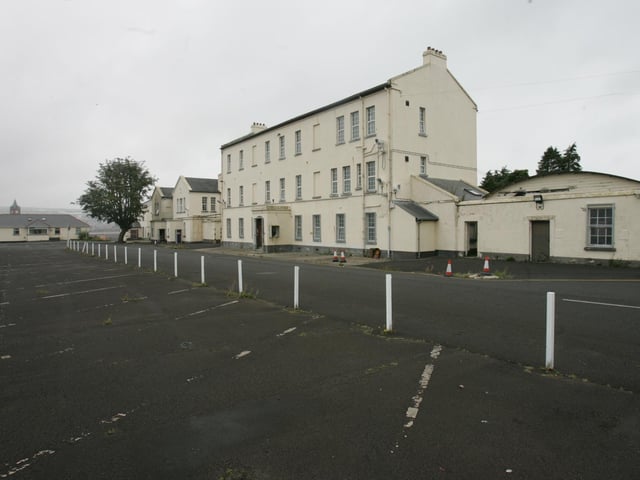 The former British Army military barracks at Ebrington in September 2005 shortly after it was transferred to the Executive.