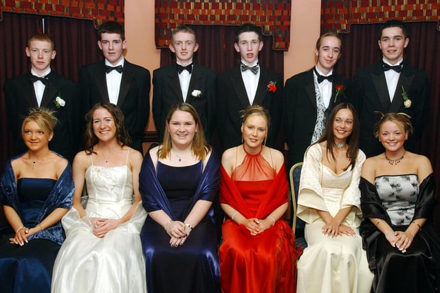 Seated, from left, are Denise Campbell, Sarah Lindsay, Elaine Porter, Tarron Lynch, Jennifer McKinley and Helen Kilroy. Standing, from left, are Jonahtan Eccles, Gearoid Doherty, Shane Glackin, William Gill, John McLaughlin and Paul Cassidy. (1401C12)