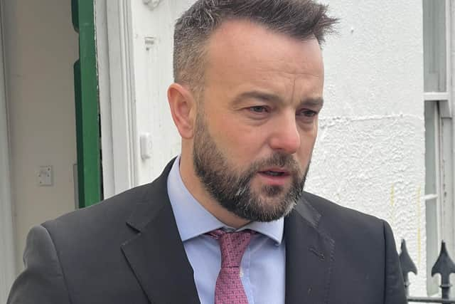 SDLP Leader and Foyle MP, Colum Eastwood.