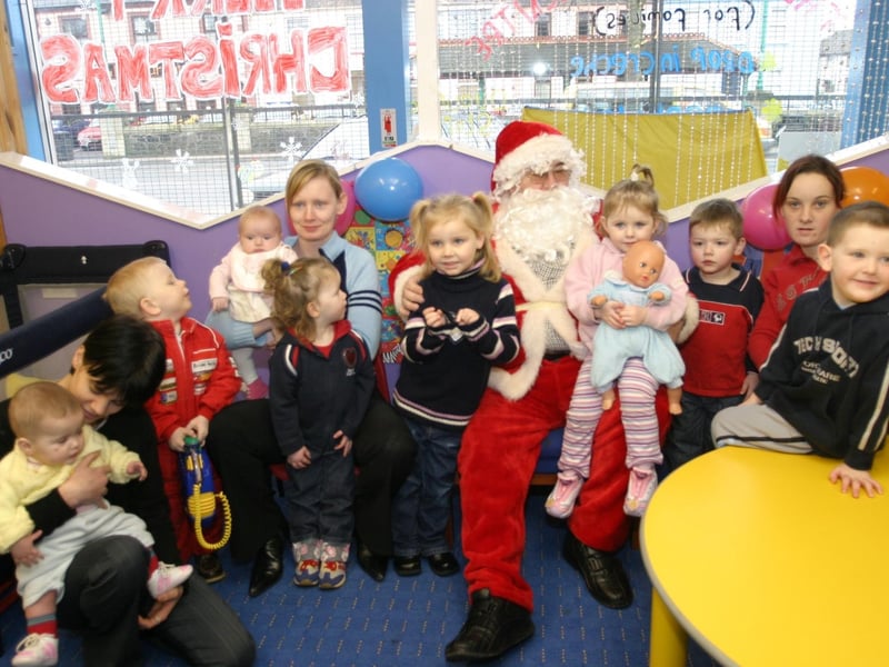 Christmas parties in Derry in December 2003.