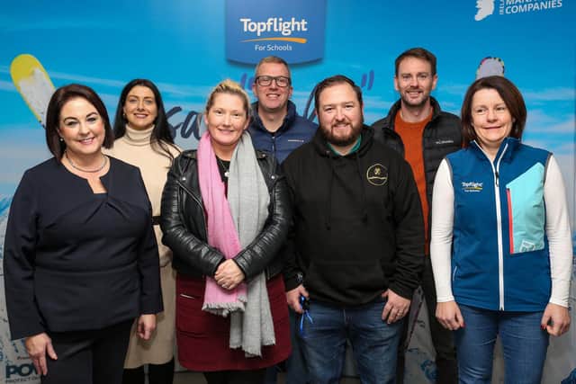 Group leaders from a host of secondary schools across the Northwest came together at City of Derry Airport on Wednesday to celebrate the launch of Topflight for Schools 2025 Ski Programme
