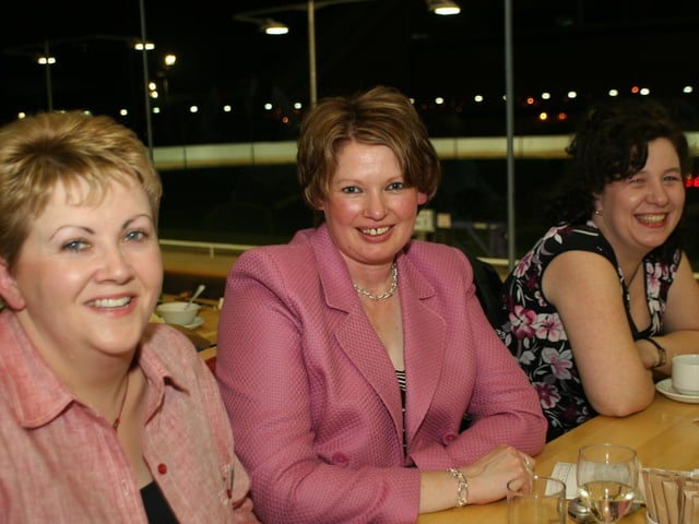 Derry and Donegal people enjoying the Lifford Races in February 2005.
