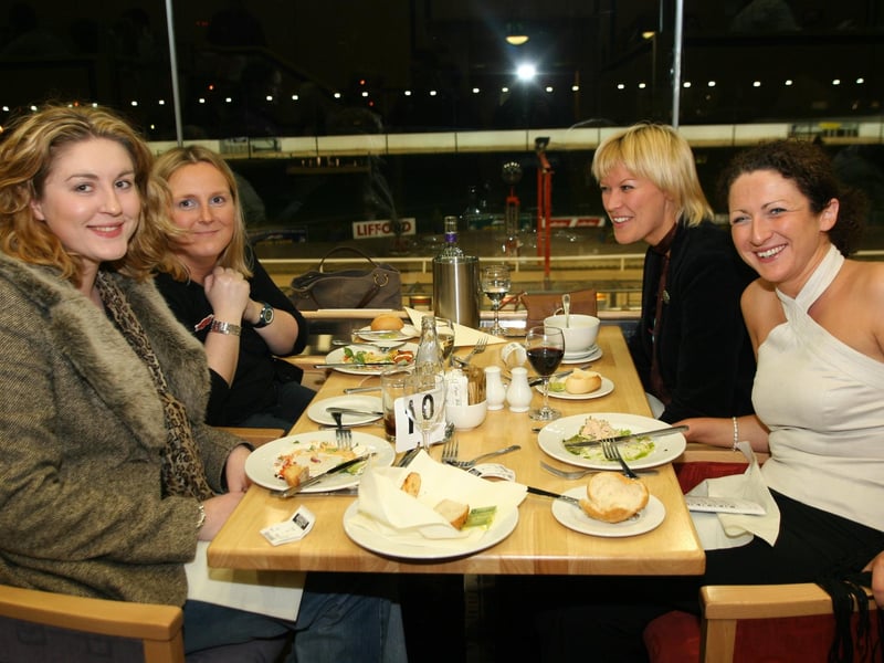 Folks out enjoying the Lifford Races back in January 2005.