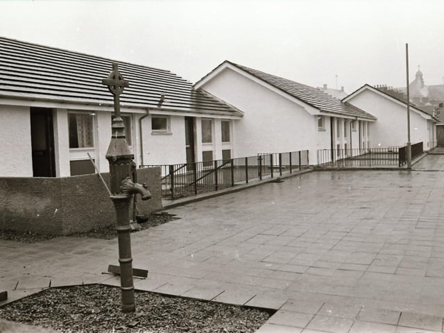 Opening of new St Columb's Wells housing scheme.
