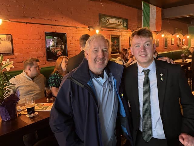 Foyle MLA Pádraig Delargy in Toronto where he addressed a Friends of Sinn Féin Canada event in the West Cork Irish Pub on Easter Sunday.