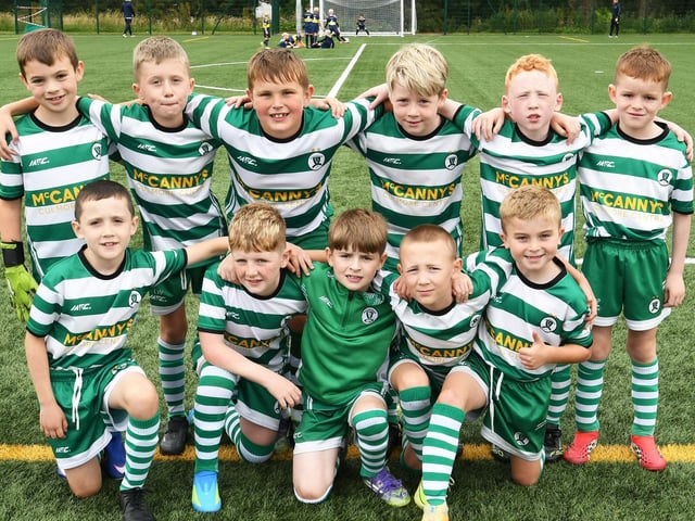The Strathroy Harps under-8's team which took part in the O'Neills Foyle Cup.