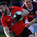 Niall Loughlin hit 1-07 as Greenlough eased into the Intermediate Football semi-finals against Lissan at Find Insurance Celtic Park. Photo: George Sweeney