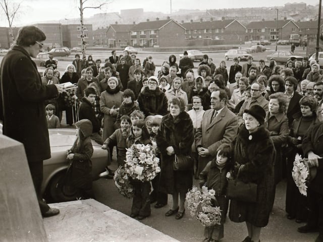 Bloody Sunday commemorative ceremonies and march back in January 1976.