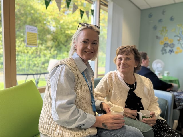 Service users, their families and Trust staff enjoyed an amazing array of scones, buns and cakes donated by local businesses and the community.