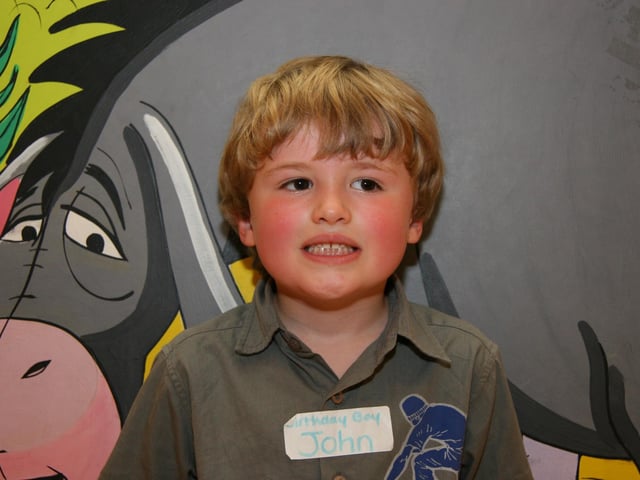 John Doherty's fifth birthday.
