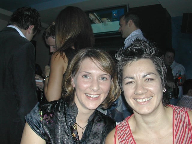 Derry people partying in Da Vinci's in November 2003