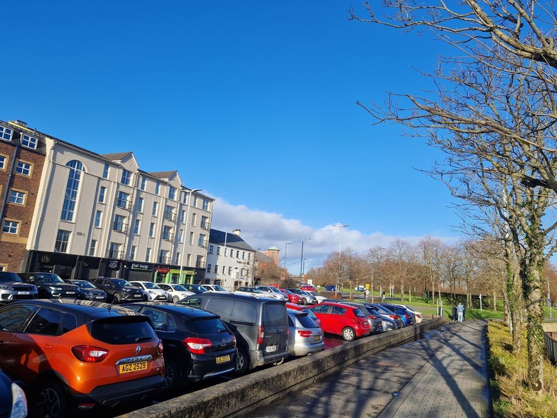 The quayside in Derry close to where the Carlisle Bridge once stood.
