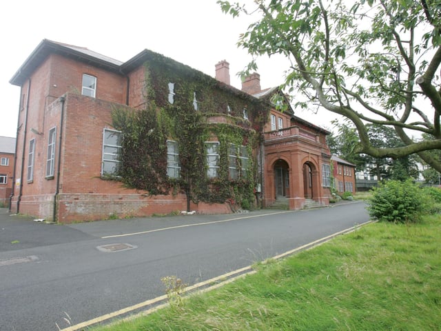 The former British Army military barracks at Ebrington in September 2005 shortly after it was transferred to the Executive.