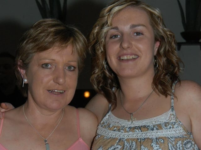 Rose McGinley celebrating and partying with friends and family.