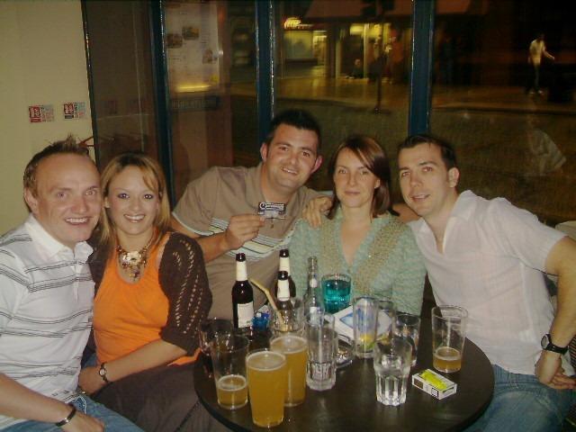 Pictured are people at pubs and nightclubs in Derry back in August 2005.