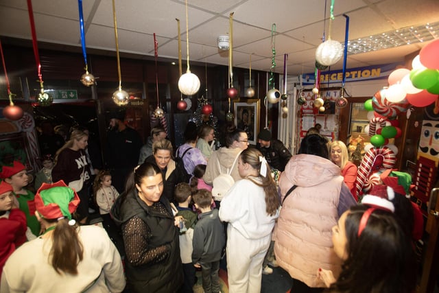 A full house pending as the doors open at the Holy Child PS Christmas Extravaganza on Thursday evening.