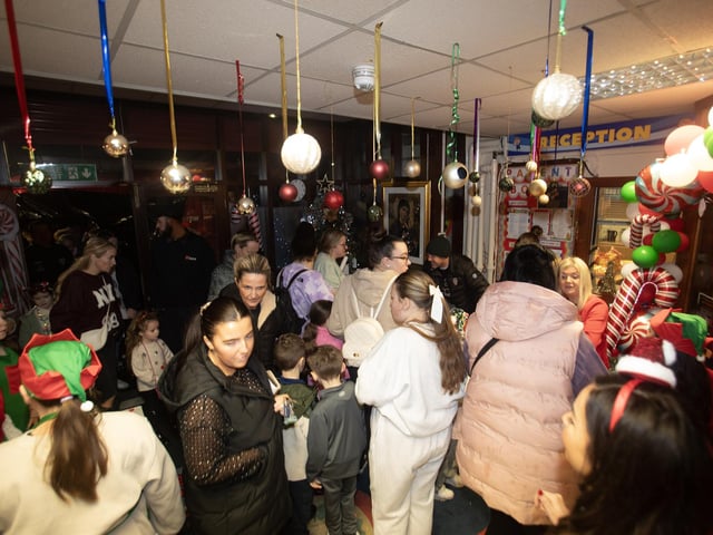 A full house pending as the doors open at the Holy Child PS Christmas Extravaganza on Thursday evening.