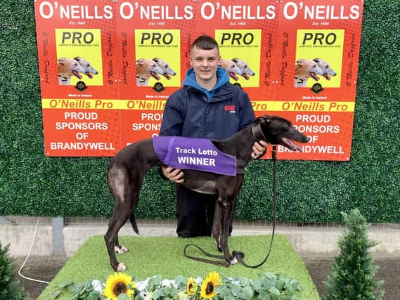 Catunda Chloe pictured with Tom Mullan.