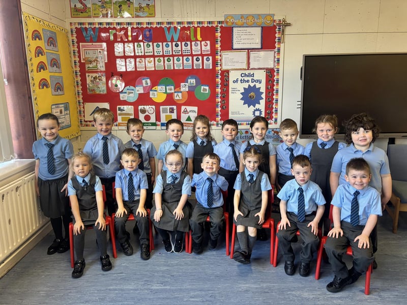 Mrs Given's Primary 1 class, St Anne's PS.