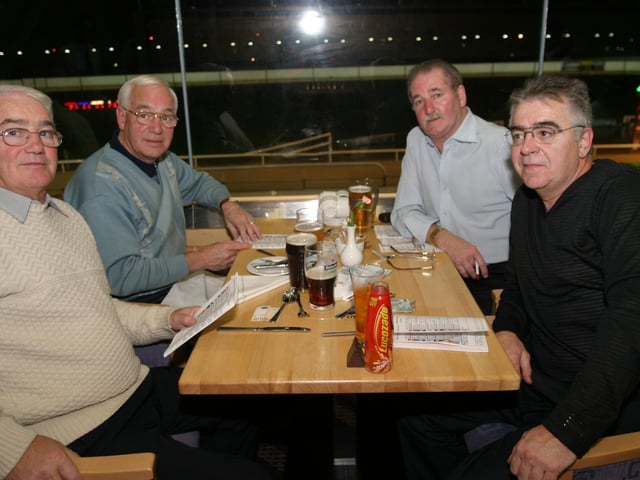 A night out at the Lifford Races in October 2003