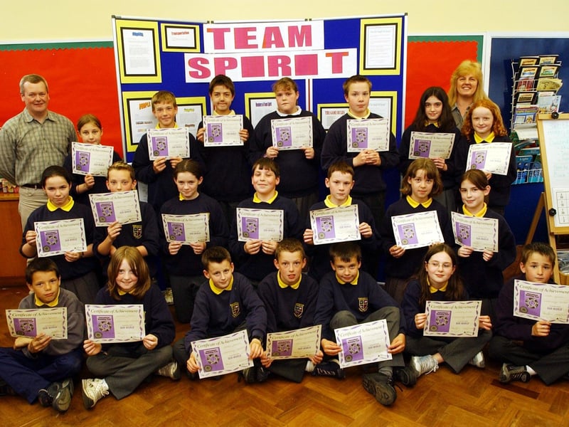 Pupils from Ebrington who took part in a Young Enterprise project.