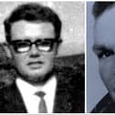 Soldier F is to stand trial charged with the murder of William McKinney (left) and James Wray.