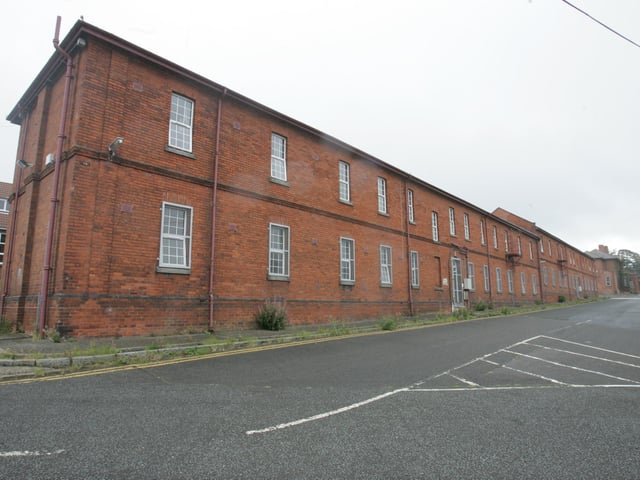 The former British Army military barracks at Ebrington in September 2005 shortly after it was transferred to the Executive.