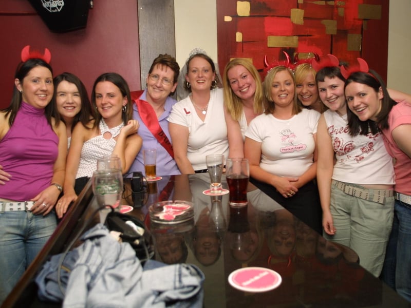 Pictures of birthdays, fundraisers and pub outings in July 2003