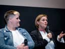 Director Alison Millar and Lyra’s partner, Sara Canning.