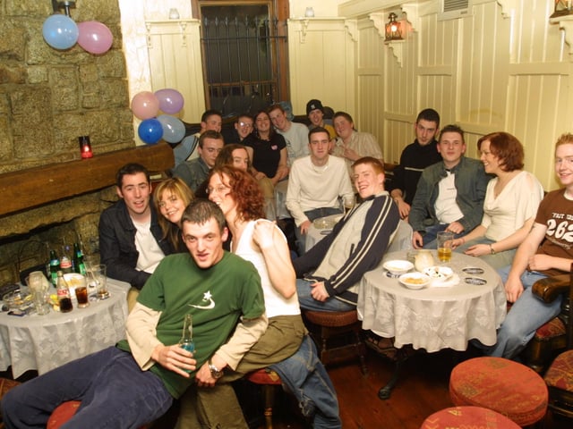 A group of friends enjoying the party with Letitia