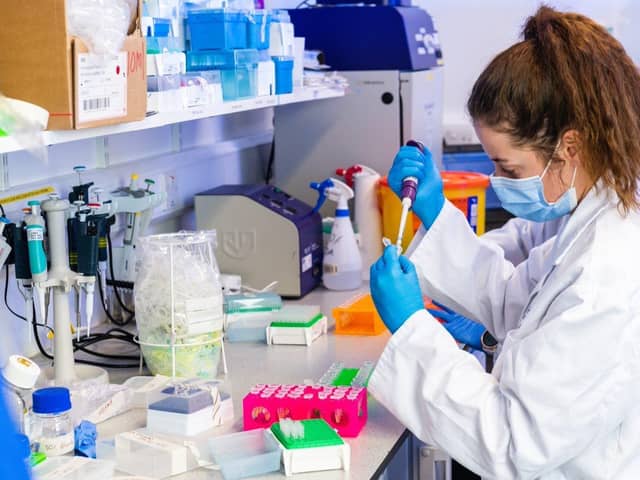 A researcher in the Ulster University Personalised Medicine Centre