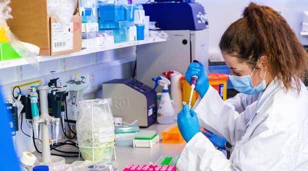 A researcher in the Ulster University Personalised Medicine Centre