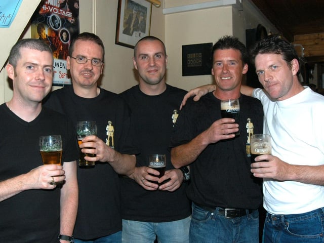 Linen Hall Charity Night, 20 years ago.