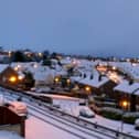 Snow capped homes of Foyle Springs in Derry duing a previous cold spell. (Photo: Brendan McDaid)